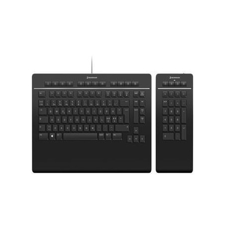 3Dconnexion Pro Numpad Tastatur - Effektivt Nordisk Numerisk Tastatur med Kabling, Varenummer: 4260016341238